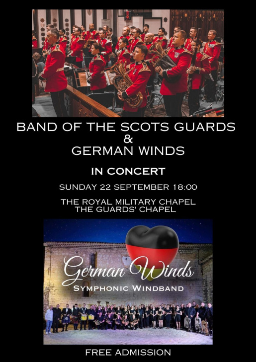 Scots Guards Band Concert at The Guards Chapel