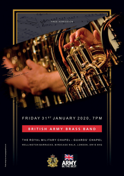 British Army Brass Band Performance - Friday 31st January